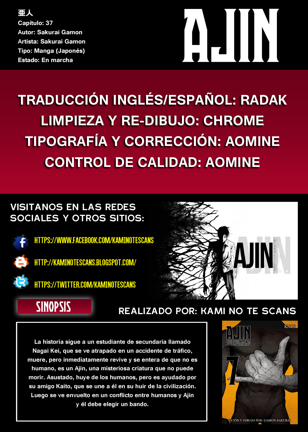 Read Ajin es Manga Online