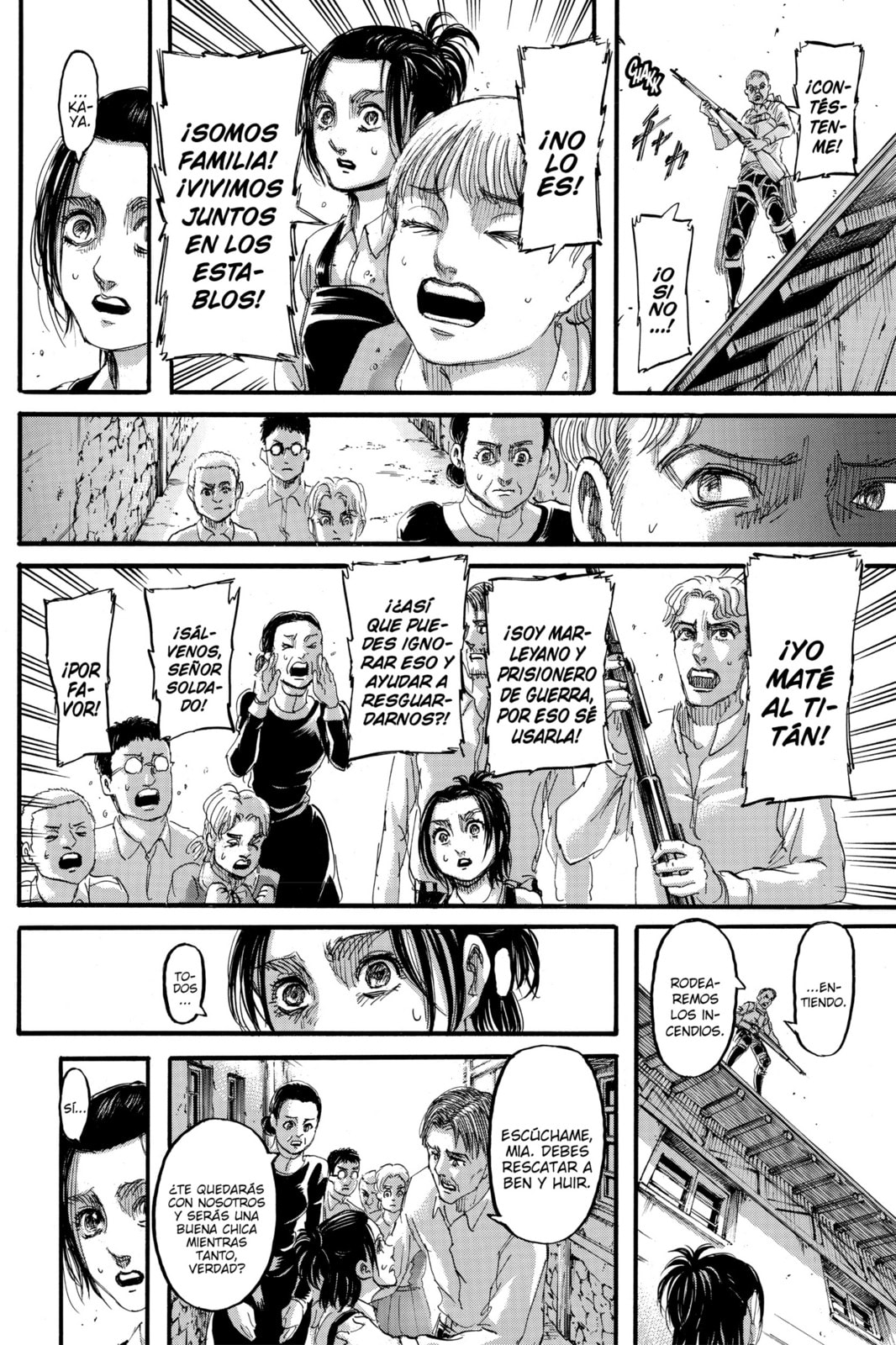 Read Attack on Titan es Manga Online