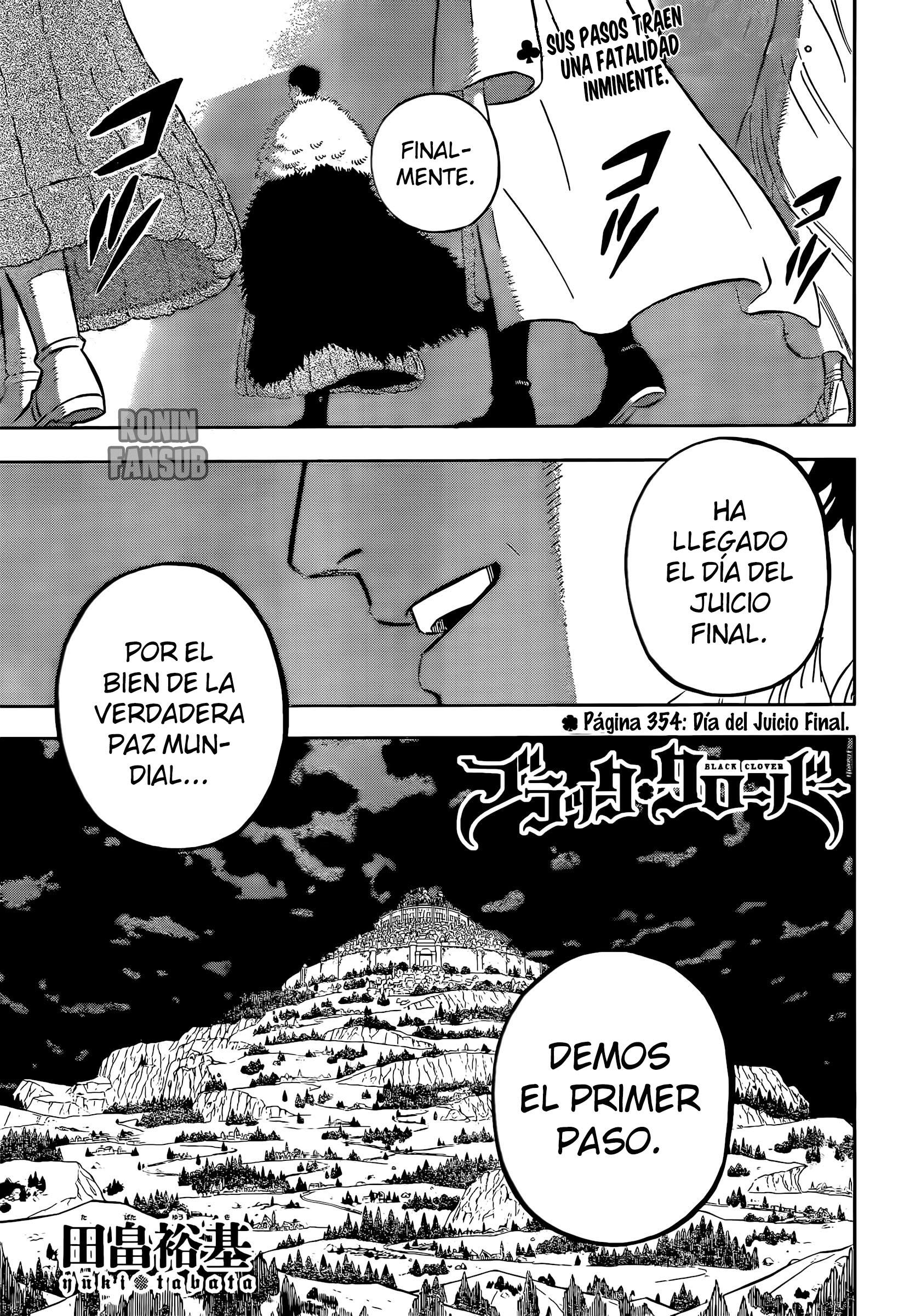 Read Black Clover es Manga Online