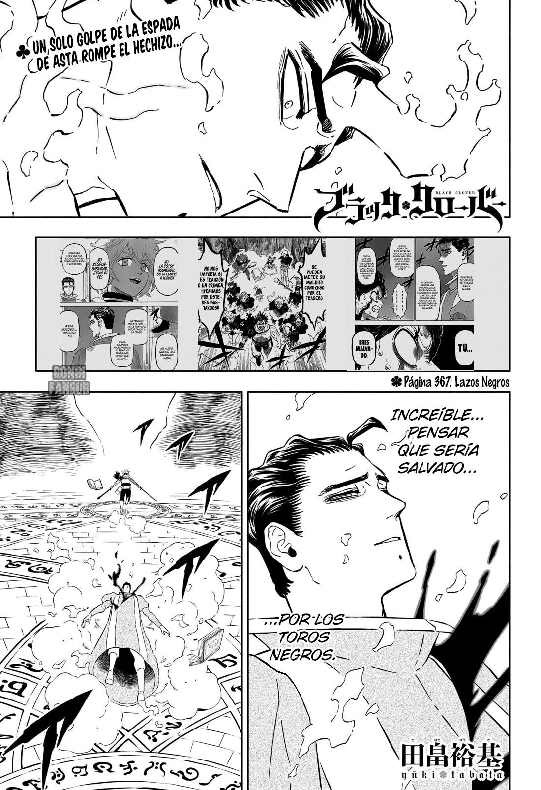 Read Black Clover es Manga Online