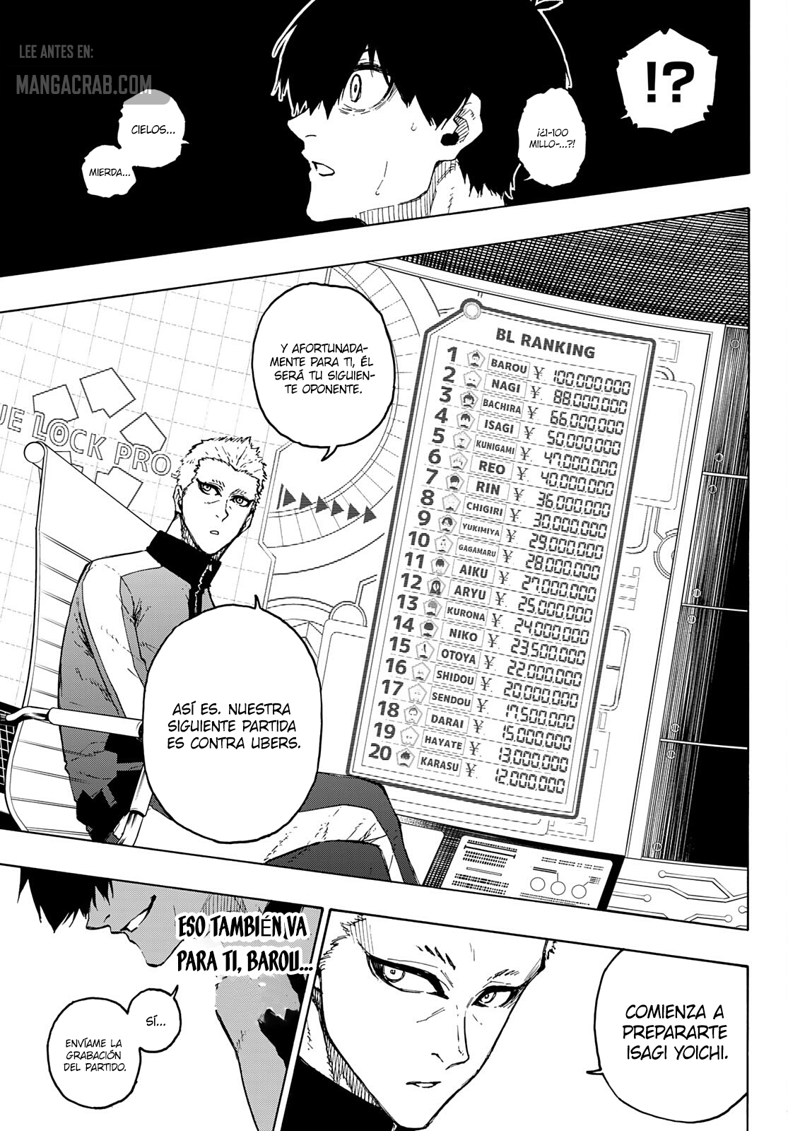 Read Blue Lock es Manga Online