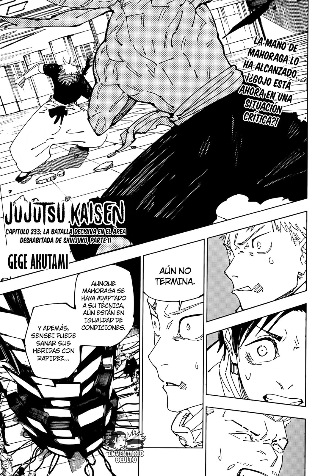 Read Jujutsu Kaisen es Manga Online