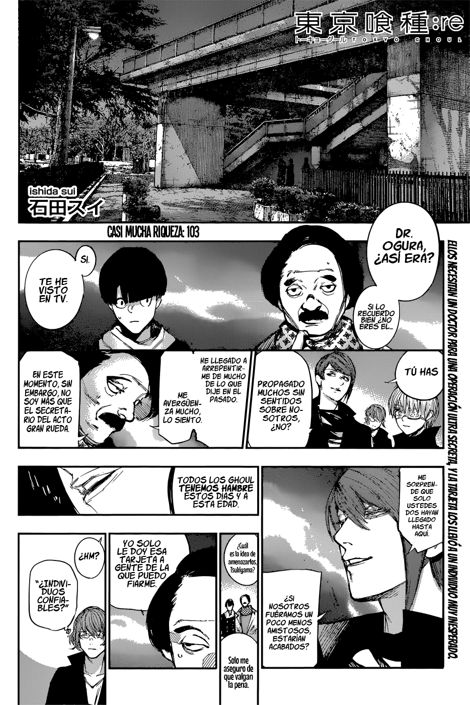 Read Tokyo Ghoul Re es Manga Online