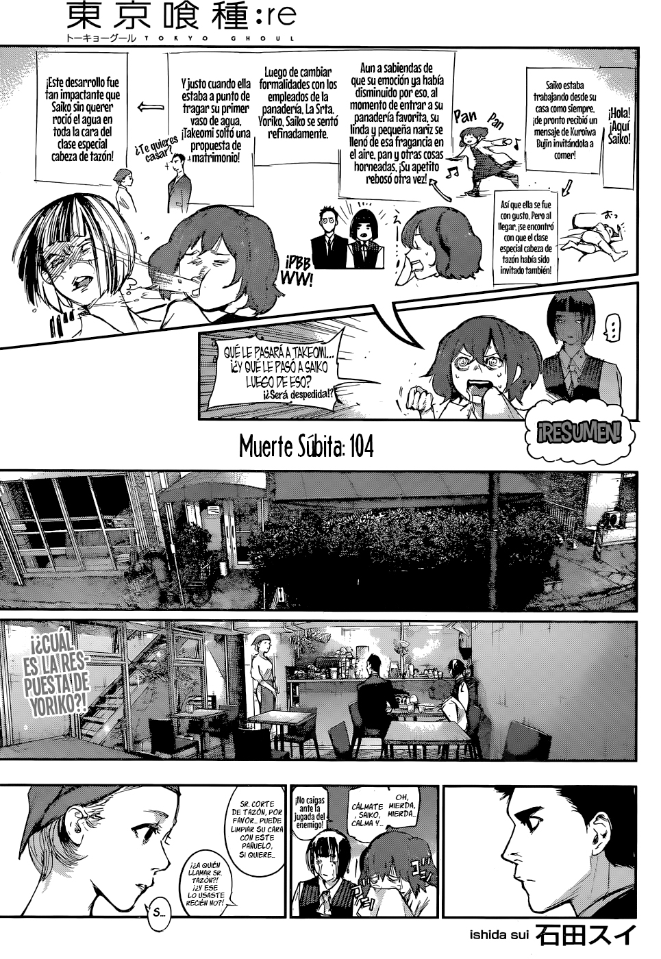 Read Tokyo Ghoul Re es Manga Online