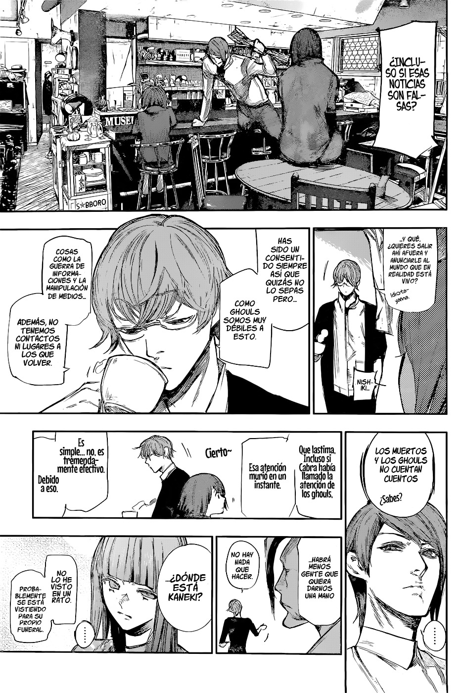 Read Tokyo Ghoul Re es Manga Online