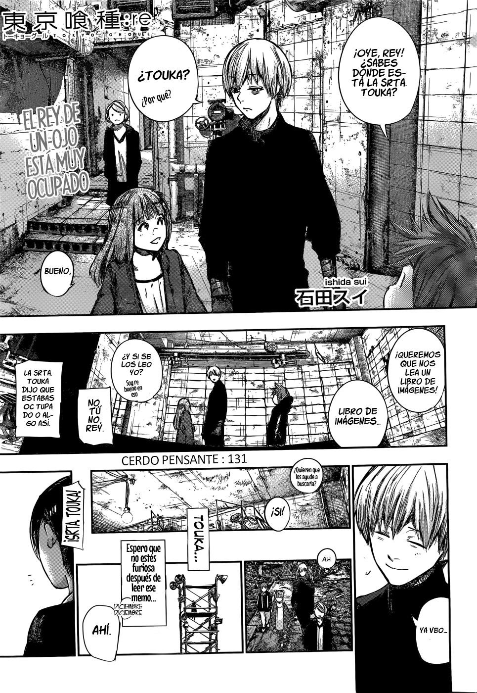 Read Tokyo Ghoul Re es Manga Online