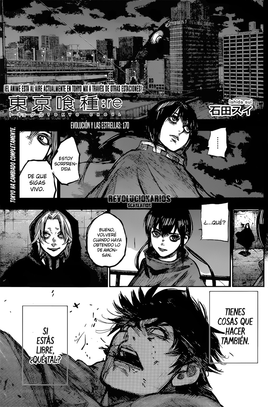 Read Tokyo Ghoul Re es Manga Online