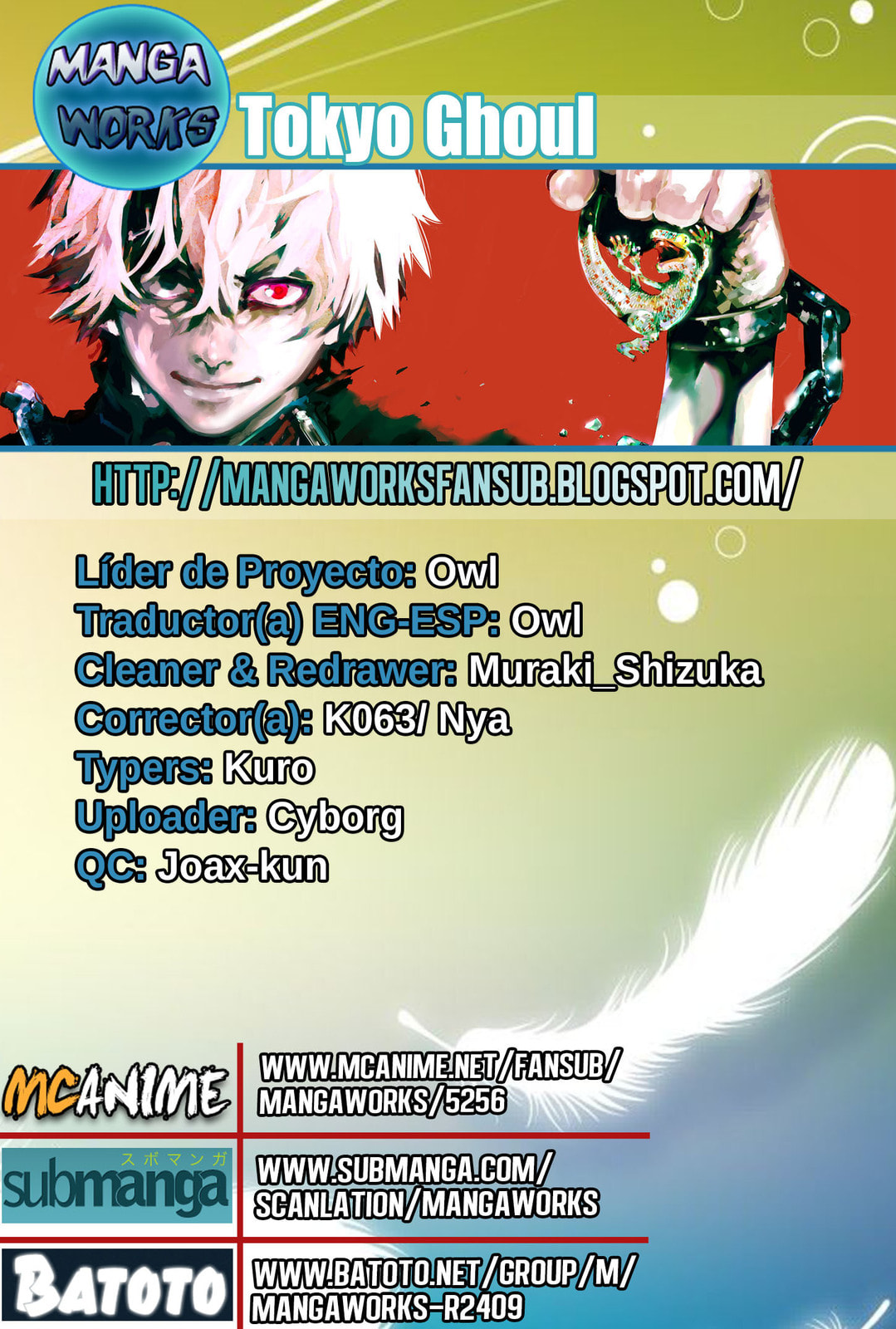 Read Tokyo Ghoul es Manga Online