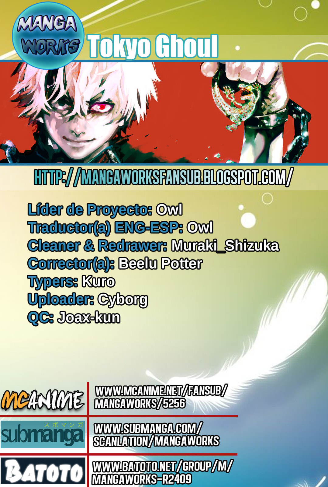 Read Tokyo Ghoul es Manga Online