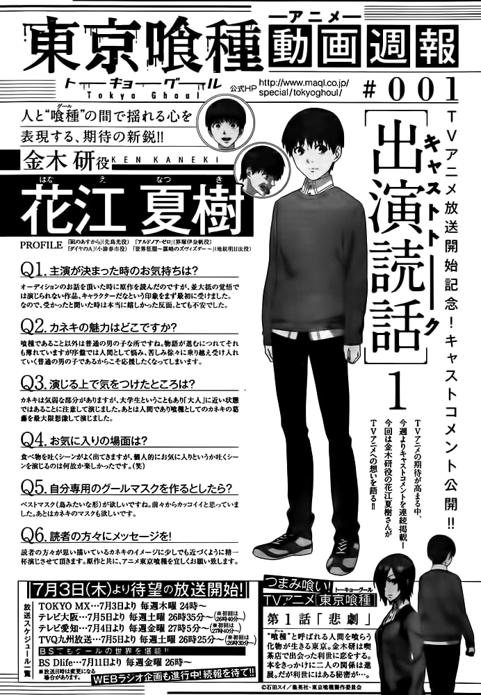 Read Tokyo Ghoul es Manga Online