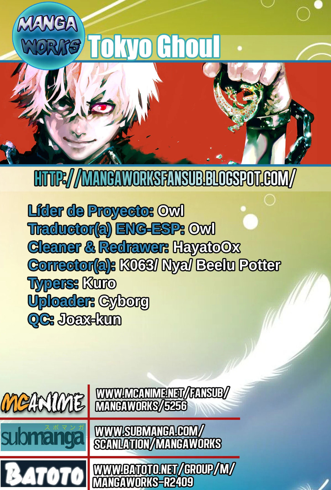 Read Tokyo Ghoul es Manga Online