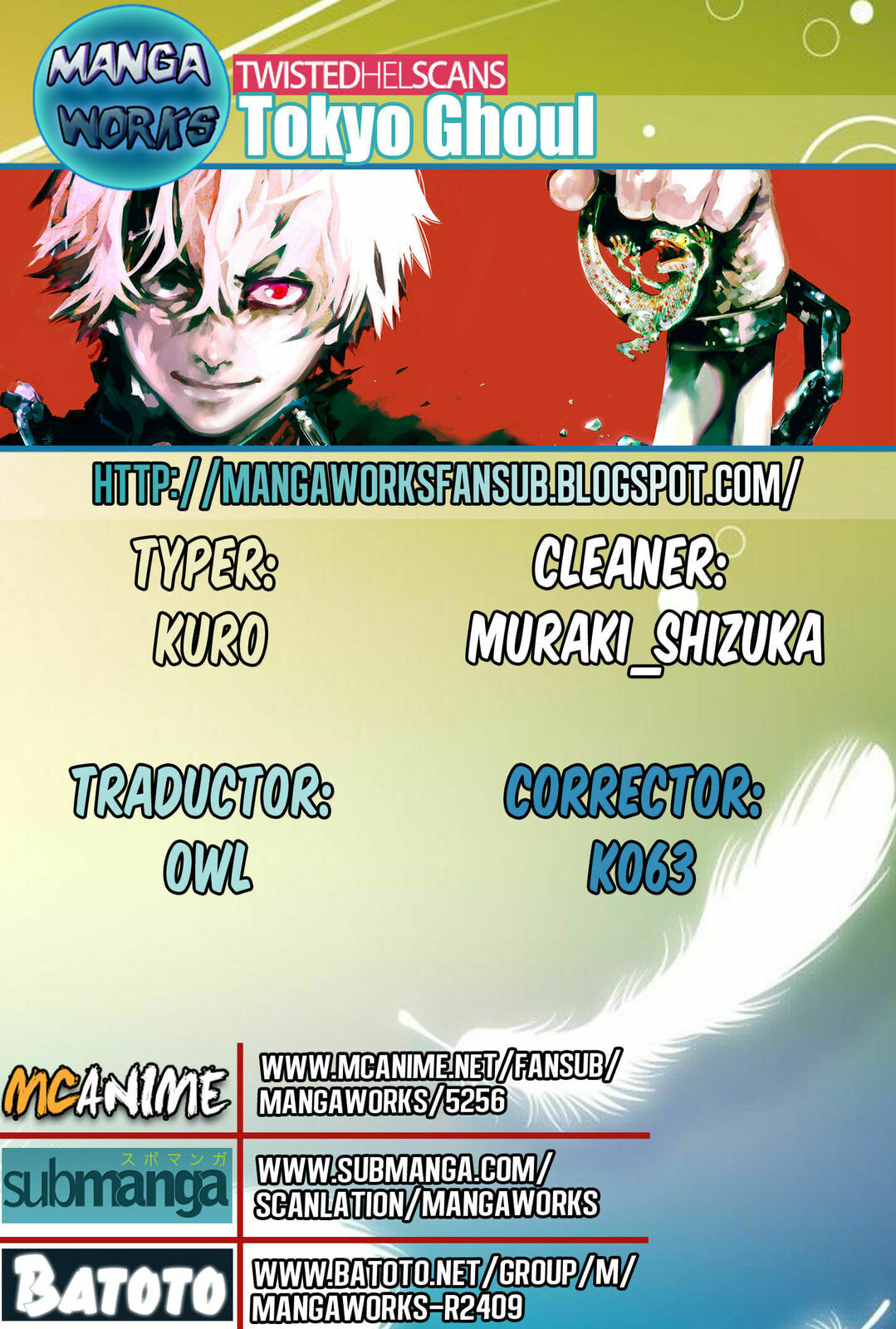 Read Tokyo Ghoul es Manga Online
