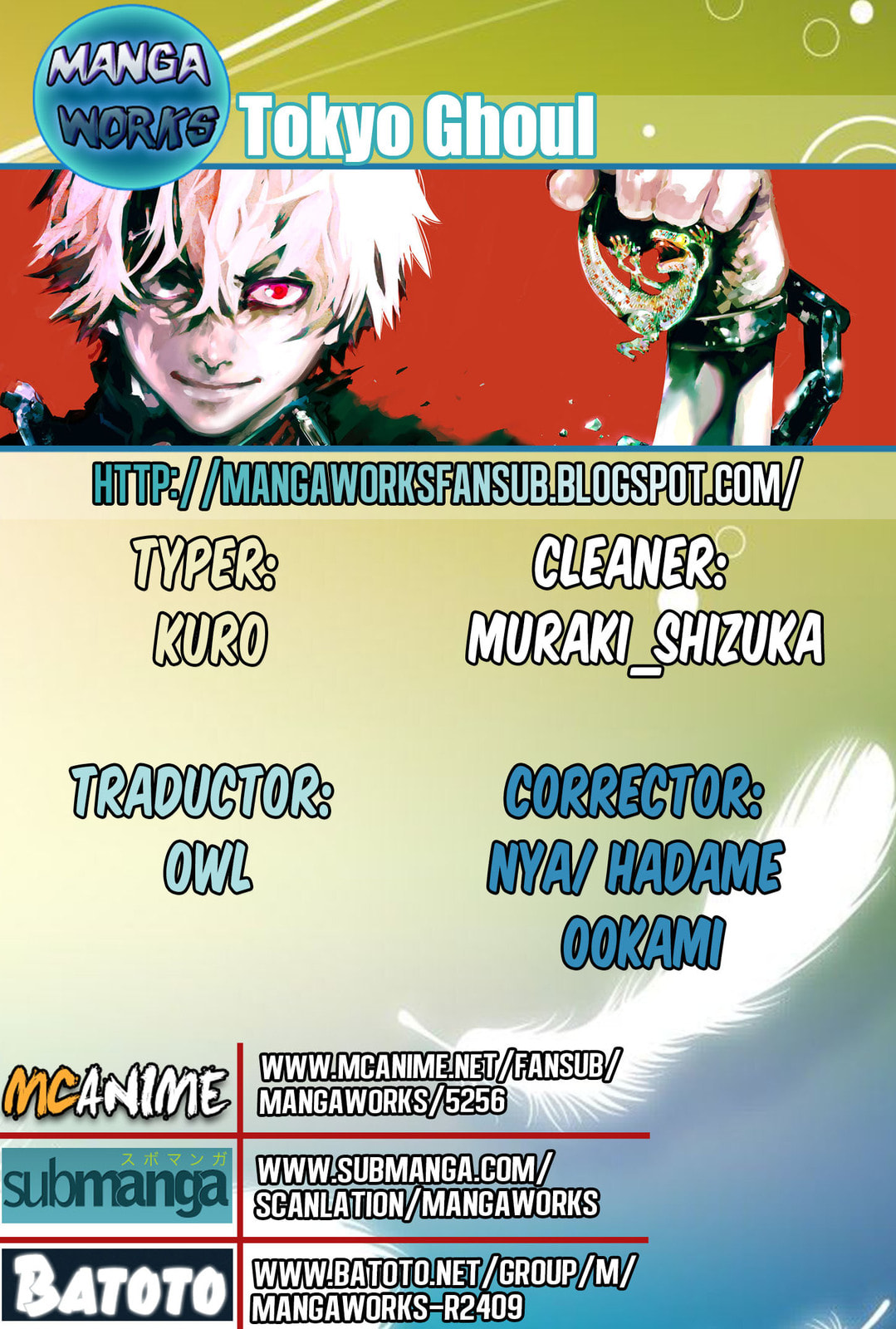 Read Tokyo Ghoul es Manga Online