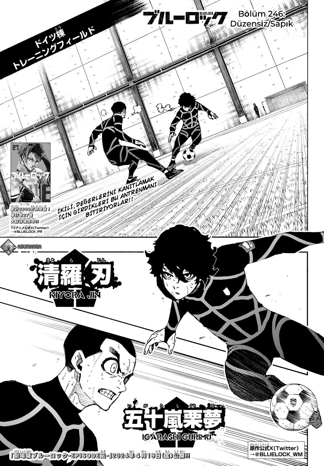 Read Blue Lock tr Manga Online