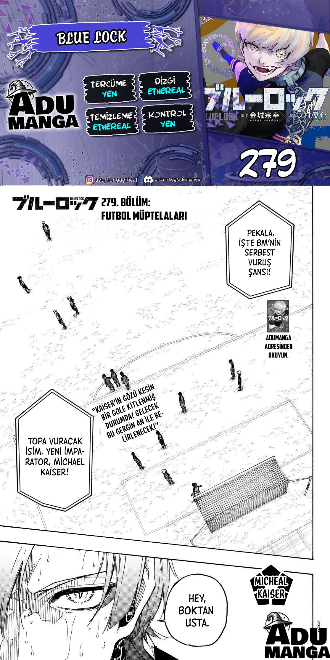 Read Blue Lock tr Manga Online