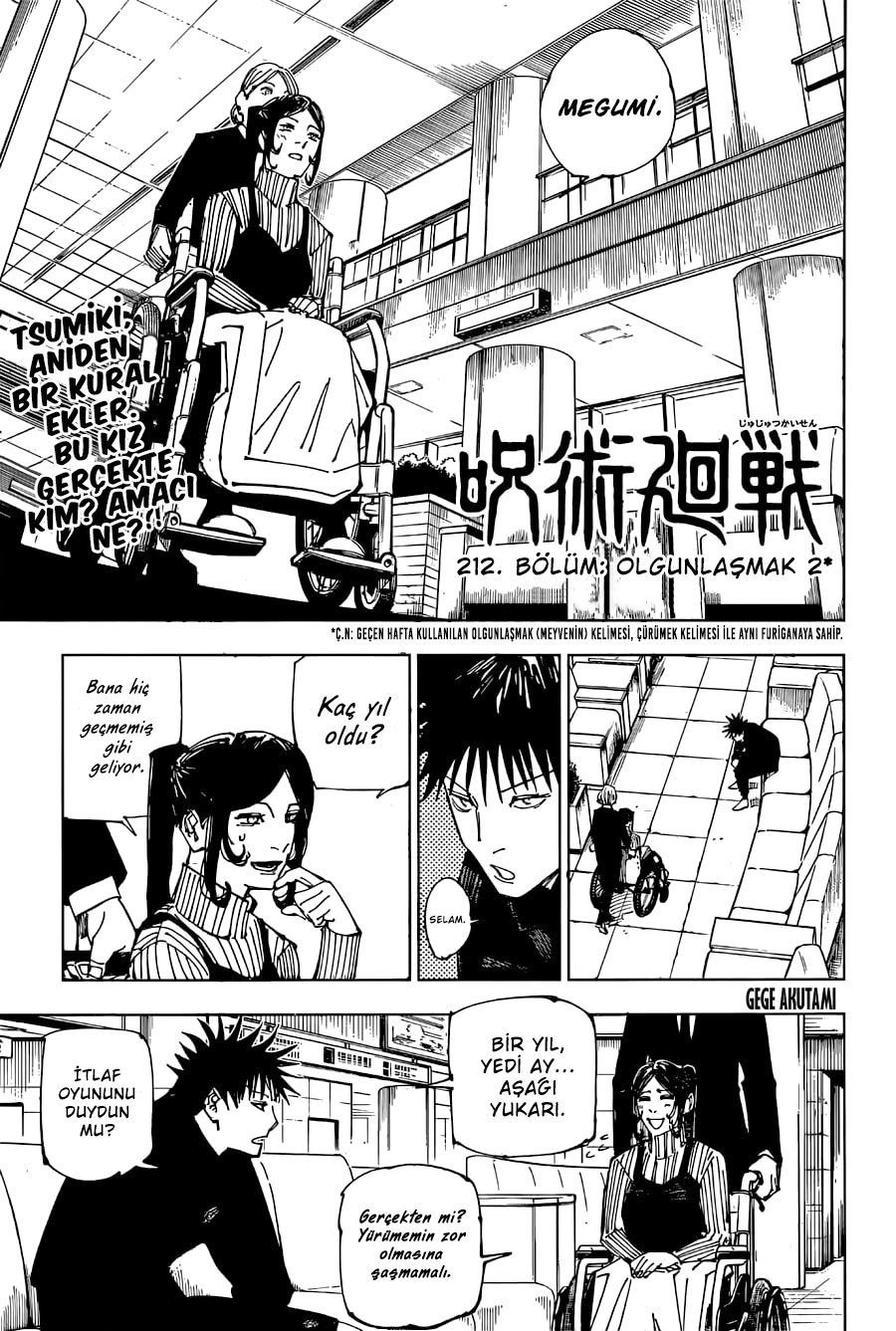 Read Jujutsu Kaisen tr Manga Online