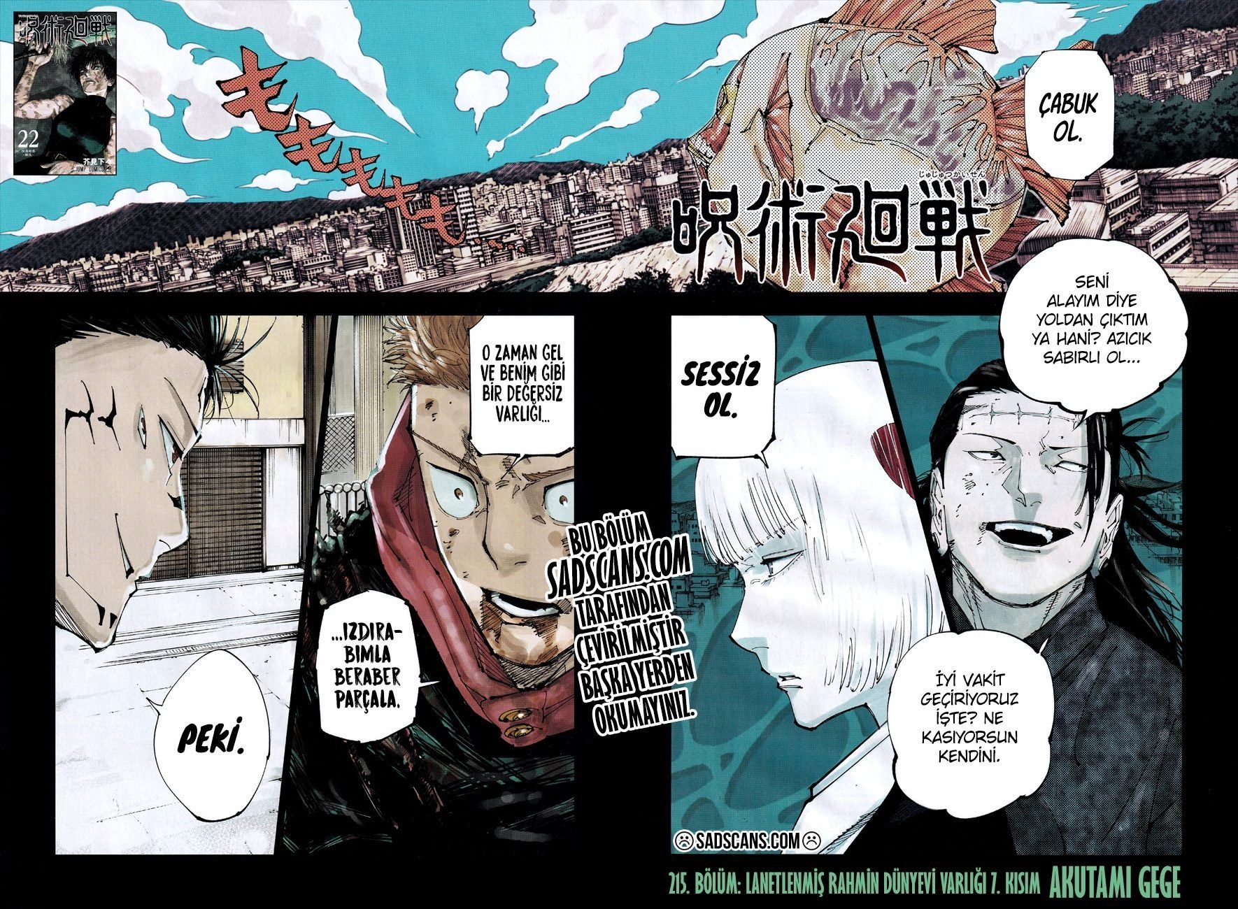 Read Jujutsu Kaisen tr Manga Online