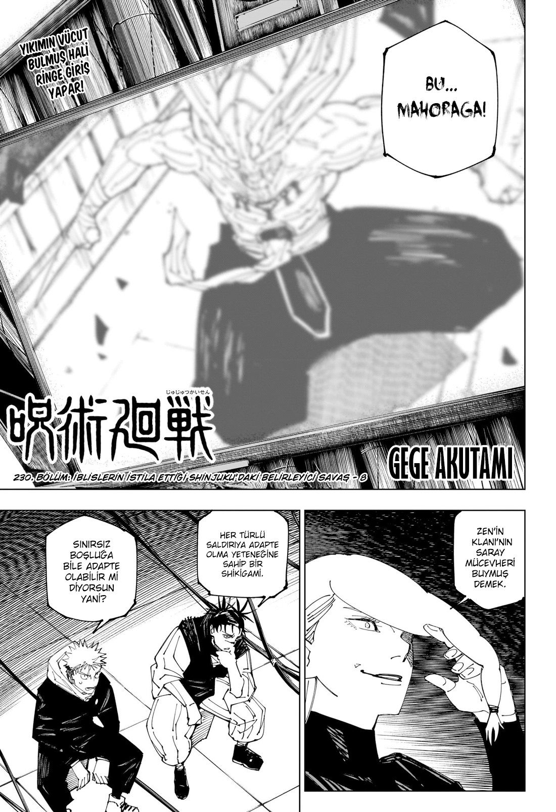 Read Jujutsu Kaisen tr Manga Online