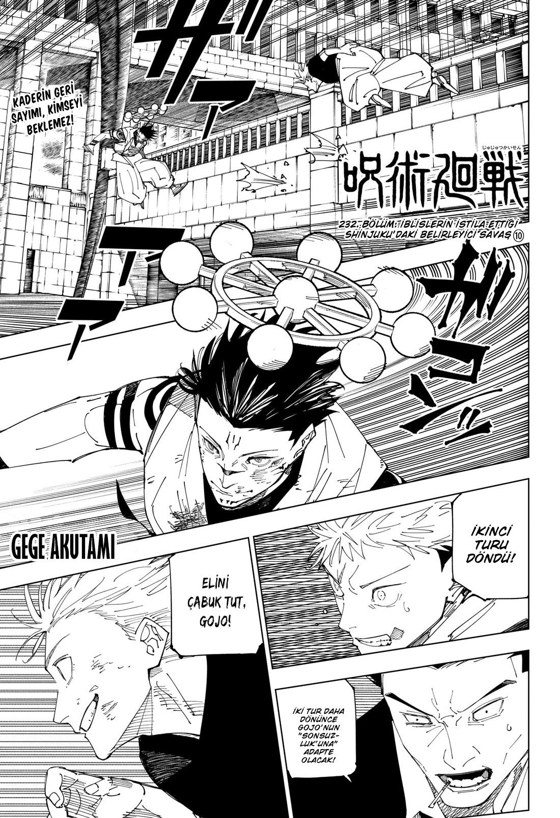 Read Jujutsu Kaisen tr Manga Online