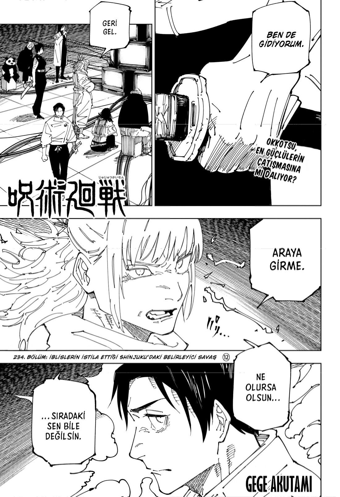 Read Jujutsu Kaisen tr Manga Online