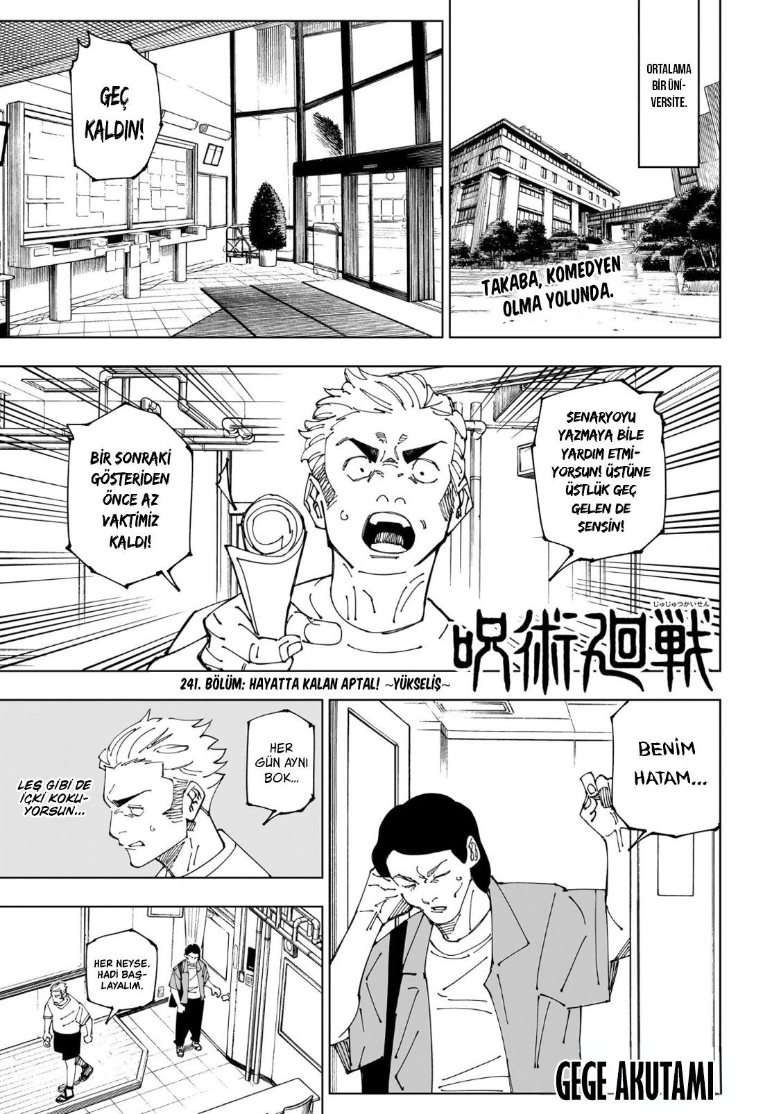 Read Jujutsu Kaisen tr Manga Online