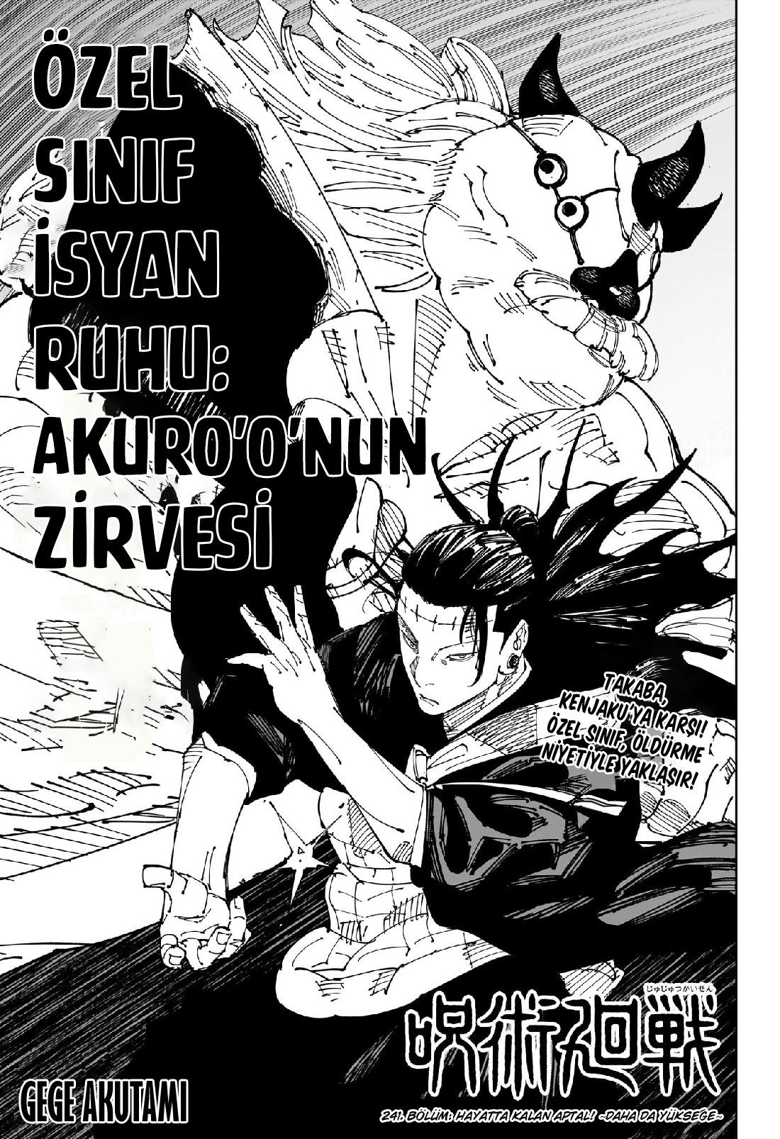 Read Jujutsu Kaisen tr Manga Online