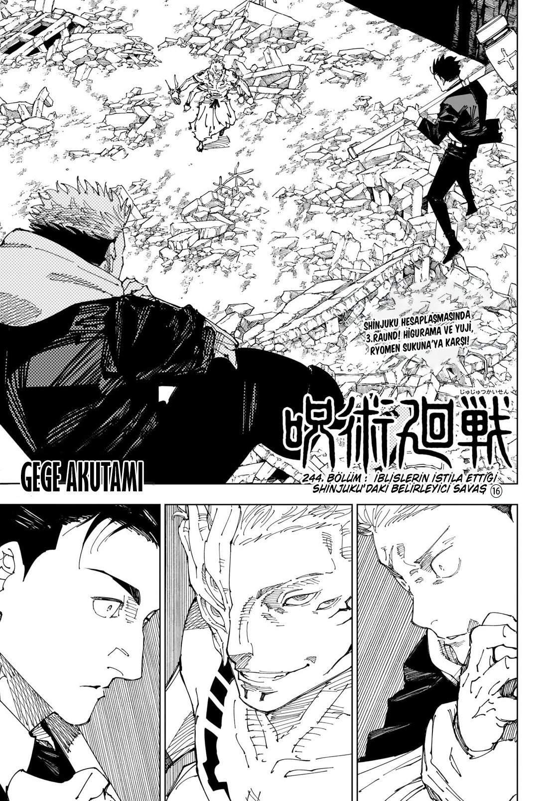 Read Jujutsu Kaisen tr Manga Online