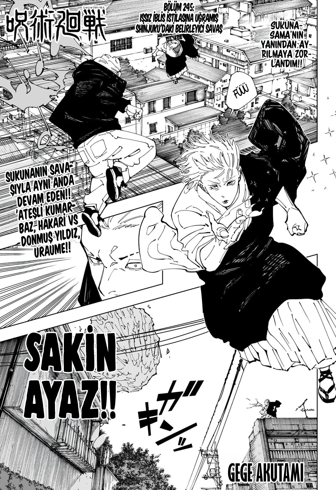 Read Jujutsu Kaisen tr Manga Online