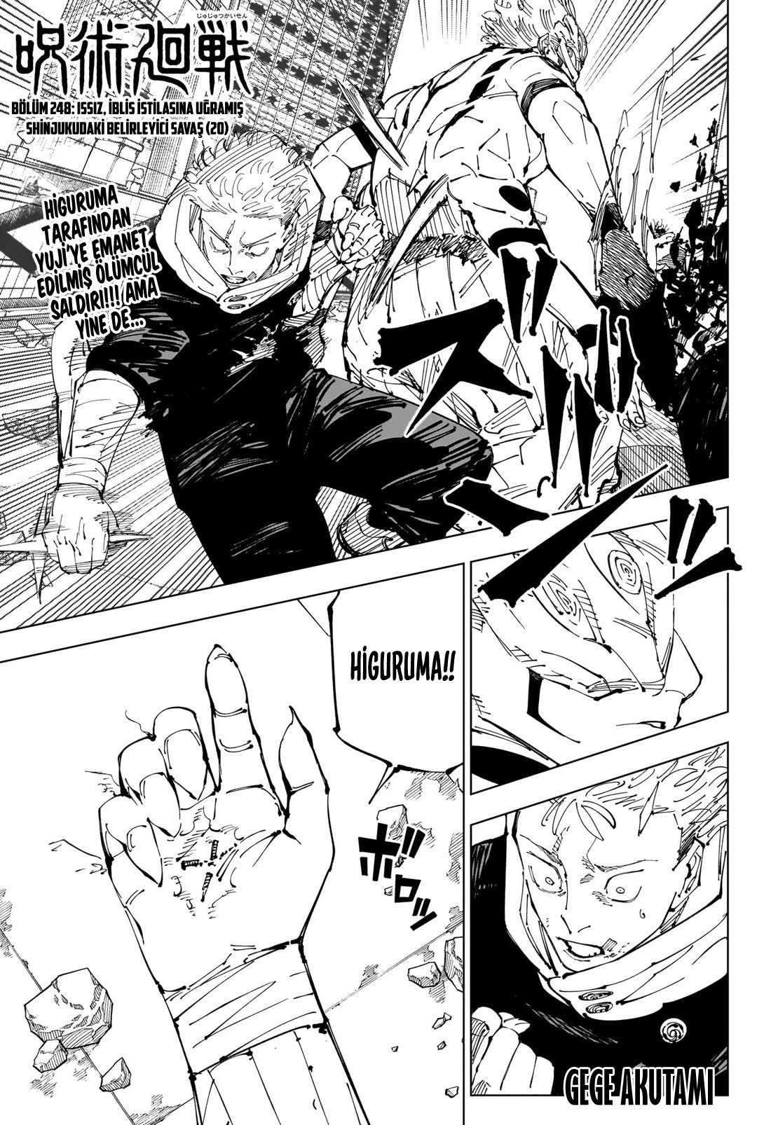 Read Jujutsu Kaisen tr Manga Online
