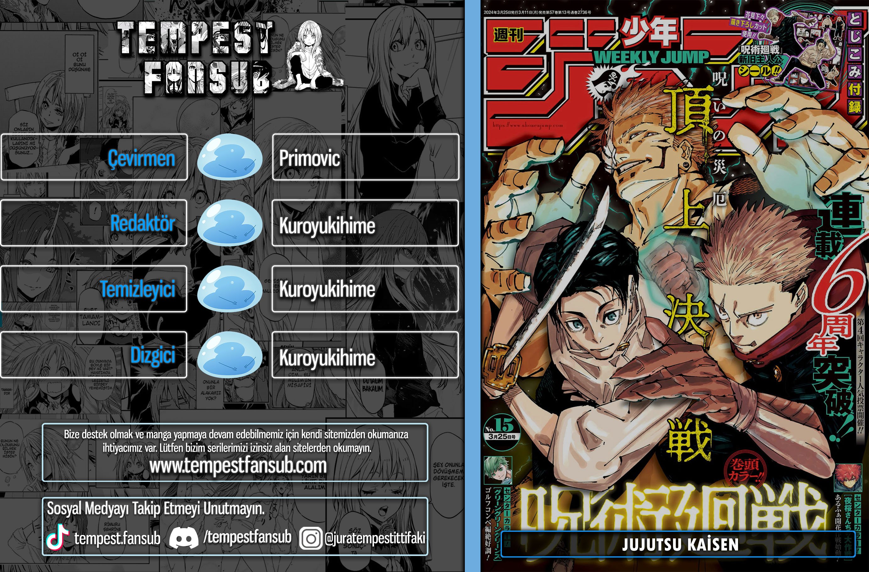 Read Jujutsu Kaisen tr Manga Online