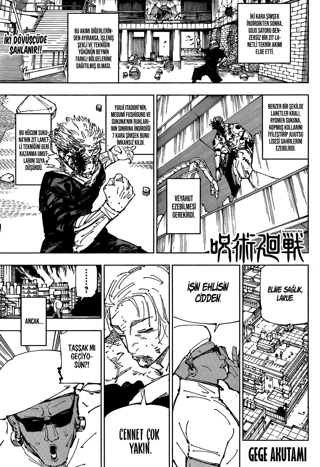 Read Jujutsu Kaisen tr Manga Online