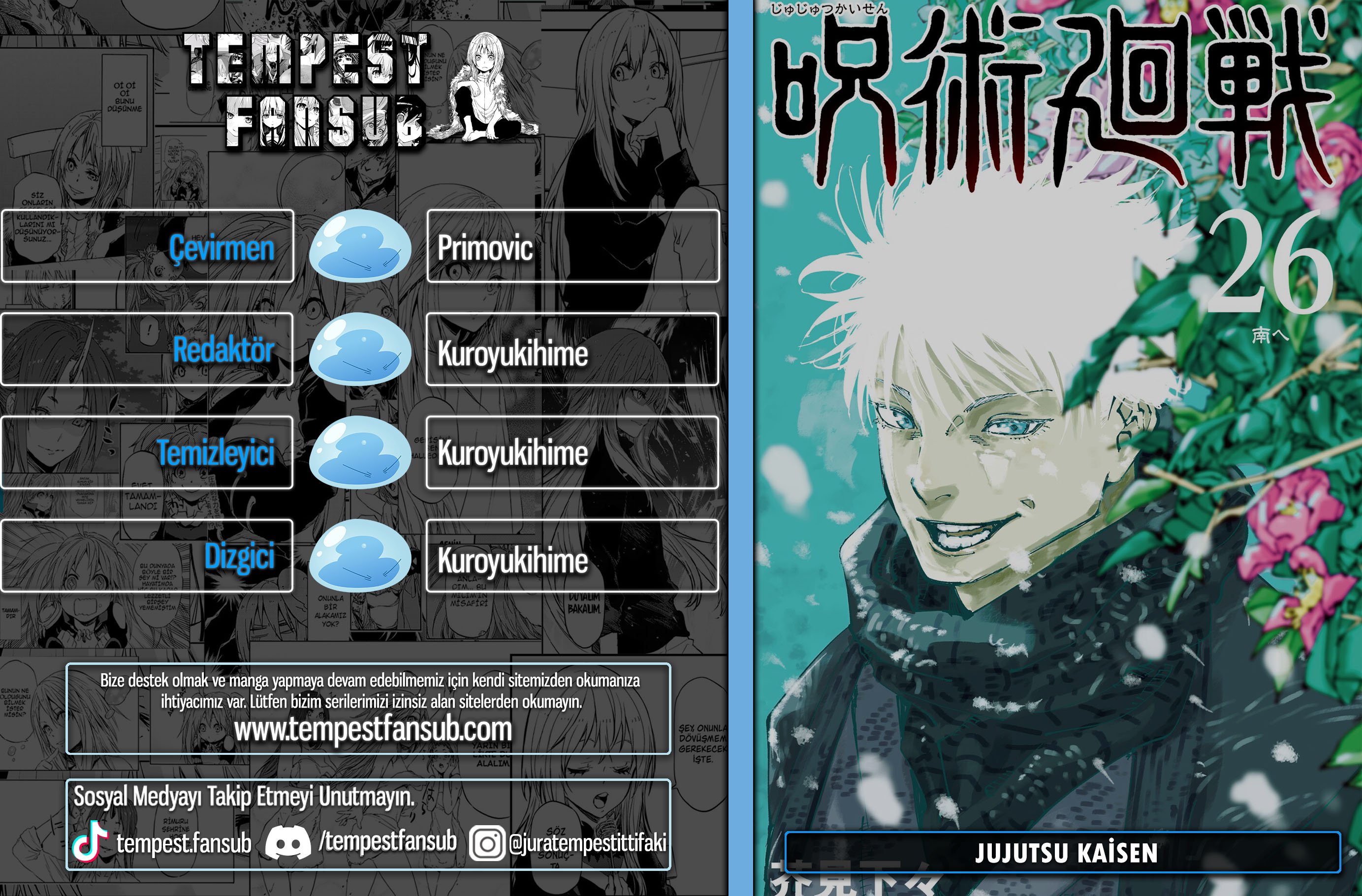 Read Jujutsu Kaisen tr Manga Online