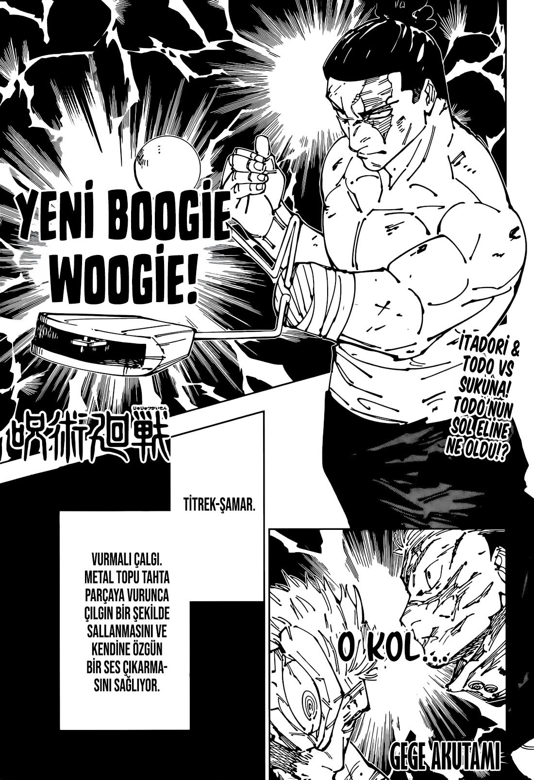 Read Jujutsu Kaisen tr Manga Online