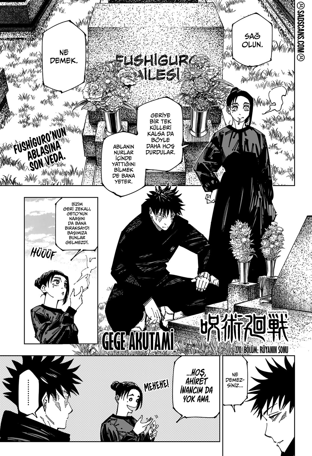 Read Jujutsu Kaisen tr Manga Online